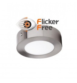 LED Deckenleuchte 8W- Kreisförmig Edelstahl - CCT - OSRAM CHIP DURIS E 2835