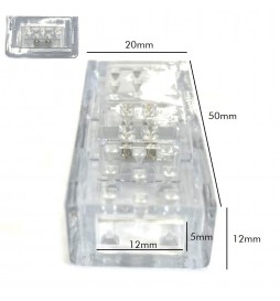 Anschlussstecker für LED-Leiste 220v mit Silikon