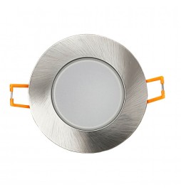 LED Einbaustrahler  5W Nickel - IP65 - Nasse Bereiche