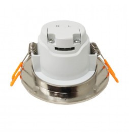 LED Einbaustrahler  5W Nickel - IP65 - Nasse Bereiche