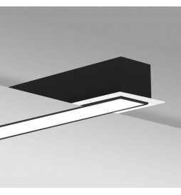 Lineare LED -  Einbau -  MOSKAU MINI SCHWARZ - 0,5 m - 1 m - 1,5 m - 2 m - IP54
