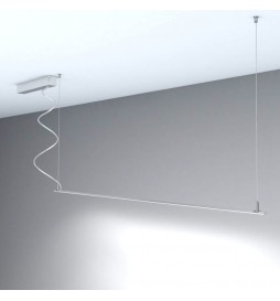 Linearlampe Pendelleuchte - MILANO SLIM SILBER - 0,5 m - 1 m - 1,5 m - 2 m - IP20