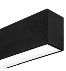Lineare LED - Deckenaufbauleuchte - MÜNCHEN SCHWARZ - 0,5 m - 1 m - 1,5 m - 2 m - IP20