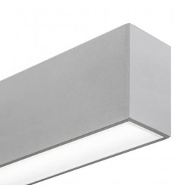 Lineare LED - Deckenaufbauleuchte - MÜNCHEN SILBER - 0,5 m - 1 m - 1,5 m - 2 m - IP20