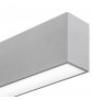 Lineare LED - Deckenaufbauleuchte - MÜNCHEN SILBER - 0,5m - 1m - 1,5m - 2m - IP54