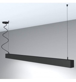 Linearlampe Pendelleuchte - MÜNCHEN SCHWARZ - 0,5 m - 1 m - 1,5 m - 2 m - IP20
