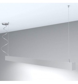Linearlampe Pendelleuchte - MÜNCHEN SILBER - 0,5 m - 1 m - 1,5 m - 2 m - IP20