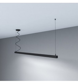 Linearlampe Pendelleuchte - MÜNCHEN MINI SCHWARZ - 0,5 m - 1 m - 1,5 m - 2 m - IP54