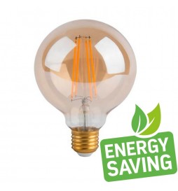 Glühfaden LED Lampe E27 8W G125 Weinlese dimmbar