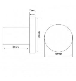 Gartenmast IP54 für Lampe GU10
