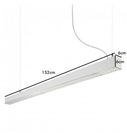 Linearlampe Pendelleuchte - 36W - SKIVE - 150cm - 4000K - IP20