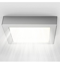LED Deckenleuchte 20W- Quadratischer Edelstahl - CCT - OSRAM CHIP DURIS E 2835