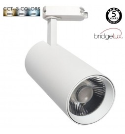 LED Strahler 30W MAYA Weiß  1-Phasen-Stromschienen - CCT - DOB Driverless - CRI +90