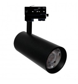LED Strahler 30W MAYA 3-Phasen-Stromschienen - CCT - DOB Driverless - CRI +90 - Schwarz und Weiß