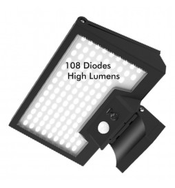 LED Wandleuchte Solar mit Bewegungsmelder PIR