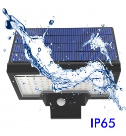 LED Wandleuchte Solar mit Bewegungsmelder PIR