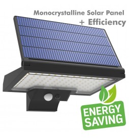 LED Wandleuchte Solar mit Bewegungsmelder PIR