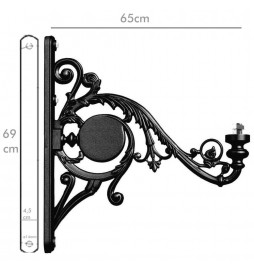 Halterung für Straßenleuchte - Palast  - Aluminium - 65cm