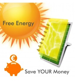 LED Wandleuchte Solar mit Bewegungsmelder PIR