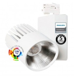 LED Strahler 40W UPPSALA Weiß BRIDGELUX Chip 3-Phasen Schienensystem CRI+92
