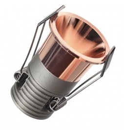 LED-Einbauleuchte 5W Roségold Bridgelux Chip - 40° - UGR11- CCT