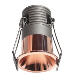 LED Strahler Downlight  LED 5W Perlenchrom Bridgelux Chip - 40° - UGR1- CCT1
