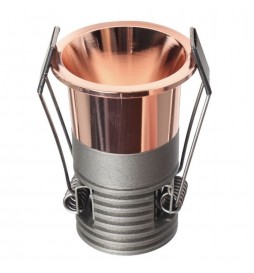 LED Strahler Downlight  LED 5W Perlenchrom Bridgelux Chip - 40° - UGR1- CCT1