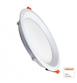 LED Einbauleuchte 16W Rund - OSRAM CHIP DURIS E 2835 - CCT - UGR17