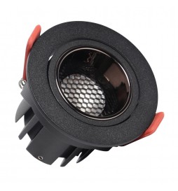 LED Strahler Downlight  LED 12W Schwarz - Bridgelux Chip - UGR11 - CCT- CRI+92