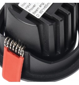 LED Strahler Downlight  LED 12W Schwarz - Bridgelux Chip - UGR11 - CCT- CRI+92