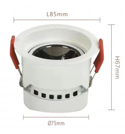 LED Strahler Downlight  LED 12W Weiß - Bridgelux Chip - UGR11 - CCT- CRI+92
