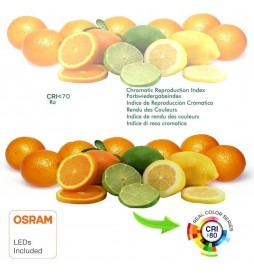 LED-Röhrenstreifen 20W  - OSRAM CHIP - CCT