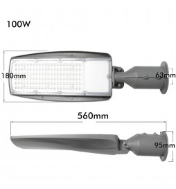 100W LED Straßenleuchte FRIGG - PHILIPS Chip LUMILEDS