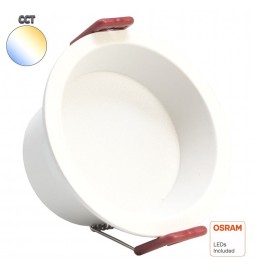 LED Einbauleuchte 18W Rund - OSRAM CHIP DURIS E 2835 - CCT - UGR17