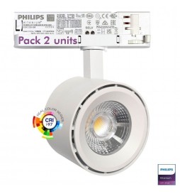 LED Strahler 30W ODENSE  Weiß PHILIPS Driver  3-Phasen Schienensystem - CRI+97