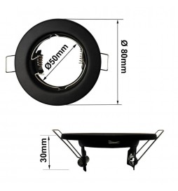 Runder Ring für GU10 MR16 LED dichroitische Glühbirne