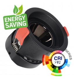 LED Strahler Downlight  LED 12W Schwarz - Bridgelux Chip - UGR11 - CCT- CRI+92