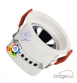 LED Strahler Downlight  LED 12W Weiß - Bridgelux Chip - UGR11 - CCT- CRI+92
