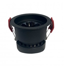 LED Strahler Downlight  LED 12W Schwarz - Bridgelux Chip - UGR11 - CCT- CRI+92