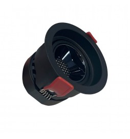 LED Strahler Downlight  LED 12W Schwarz - Bridgelux Chip - UGR11 - CCT- CRI+92