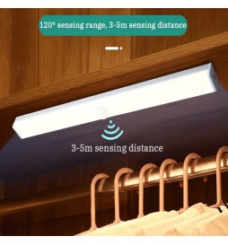 Pack 2 – Magnetische LED-Schrankbeleuchtung – Bewegungssensor – Lithiumbatterie – wiederaufladbar über USB