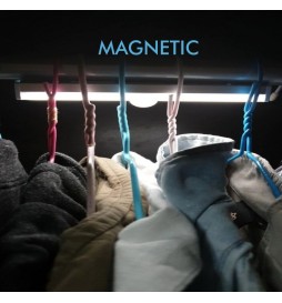Pack 2 – Magnetische LED-Schrankbeleuchtung – Bewegungssensor – Lithiumbatterie – wiederaufladbar über USB