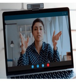 MAXHUB Webcam 1080P Full HD mit Mikrofon - Kompatibel mit PC Mac Laptop Desktop