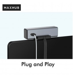 MAXHUB Webcam 1080P Full HD mit Mikrofon - Kompatibel mit PC Mac Laptop Desktop