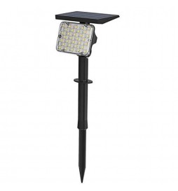 Grüne Solar-Gartenleuchte CCT 2800K + 6000K