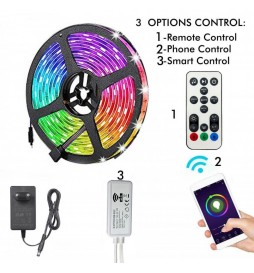 Pack 32W 24V SMART WiFi RGB+CCT LED-Streifen + Fernbedienung - Dimmbar - SMD5050