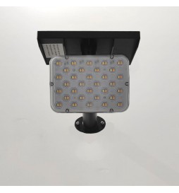 Grüne Solar-Gartenleuchte CCT 2800K + 6000K