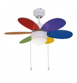LED-Deckenventilator RAINBOW - E27 - IP20