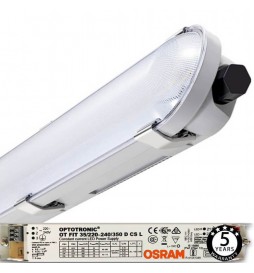 LED Feuchtraumleuchte  Integrierten  40W OSRAM DRIVER - 120cm
