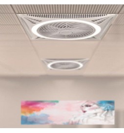 Ventilador LED para techo Armstrong - 44W - CCT - IP20